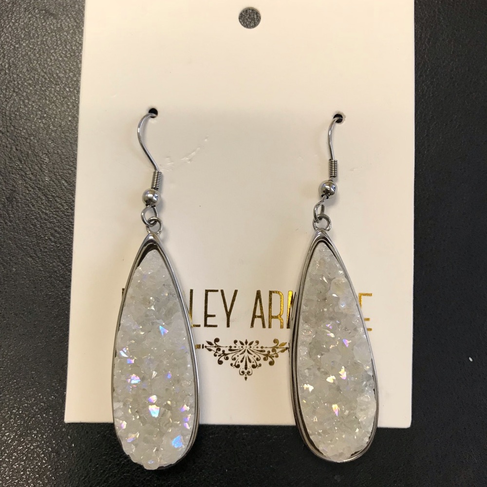 New Kinsley Armelle Druzy Collection Earrings